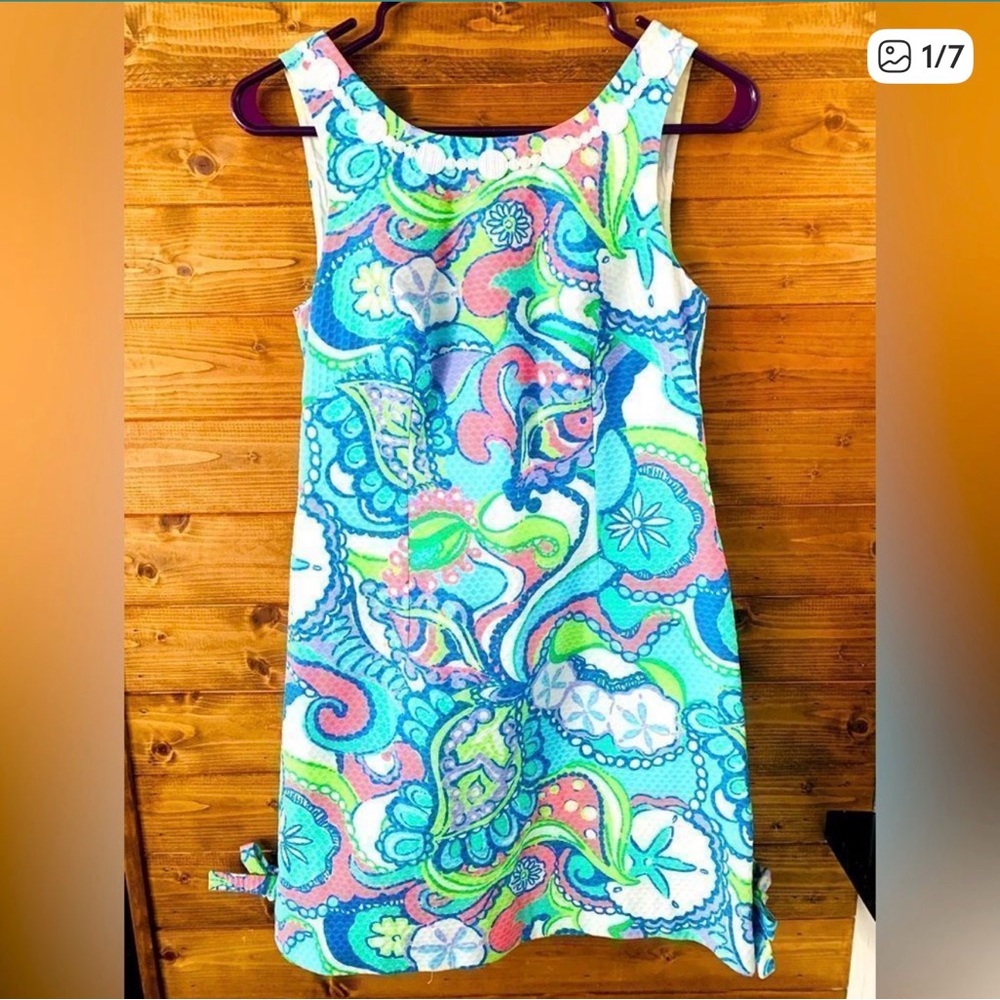 💙 Lilly Pulitzer Delia Shift Dress - Conch Republic
